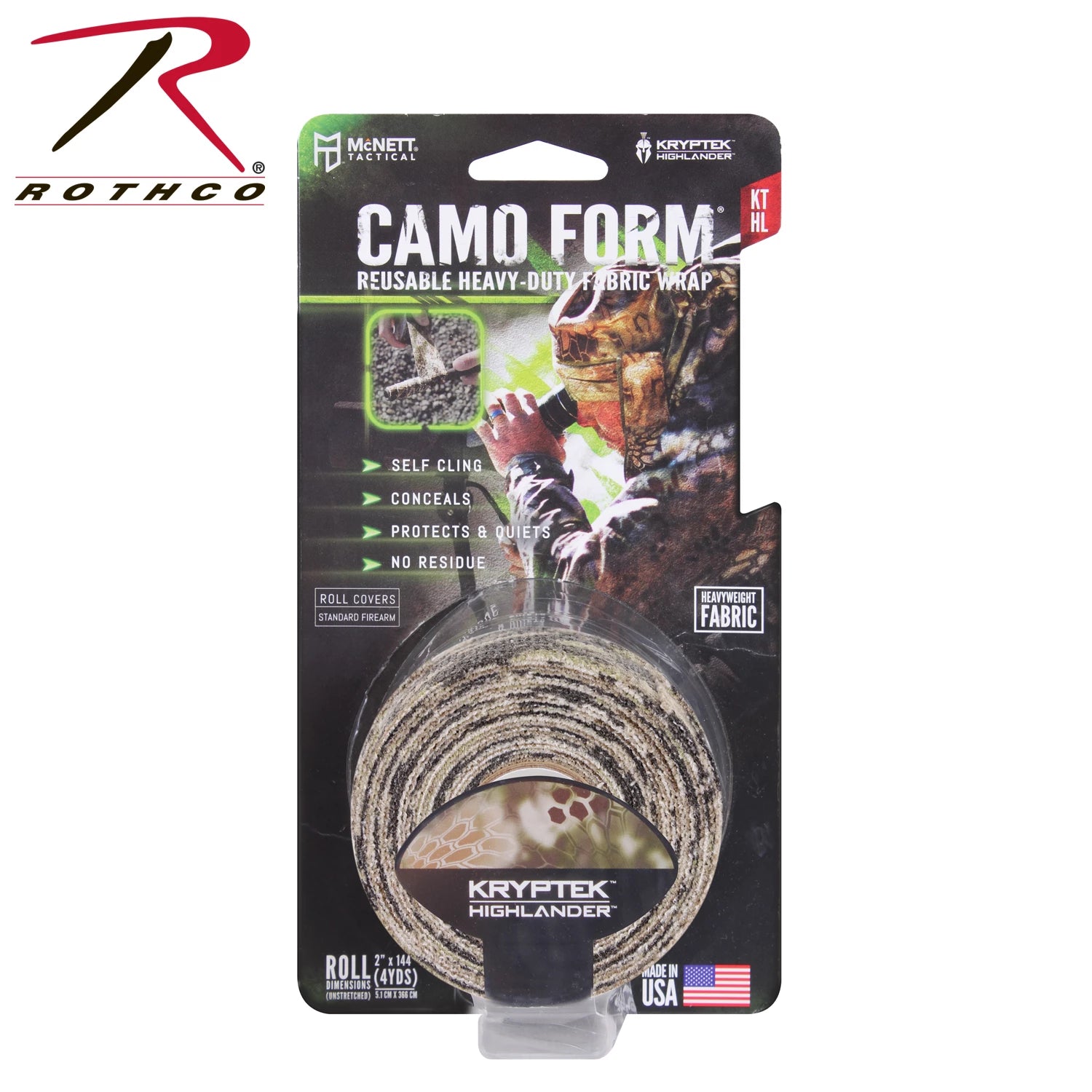 Rothco McNett Camo Form - Self Cling Camo Wrap supplementary product photo