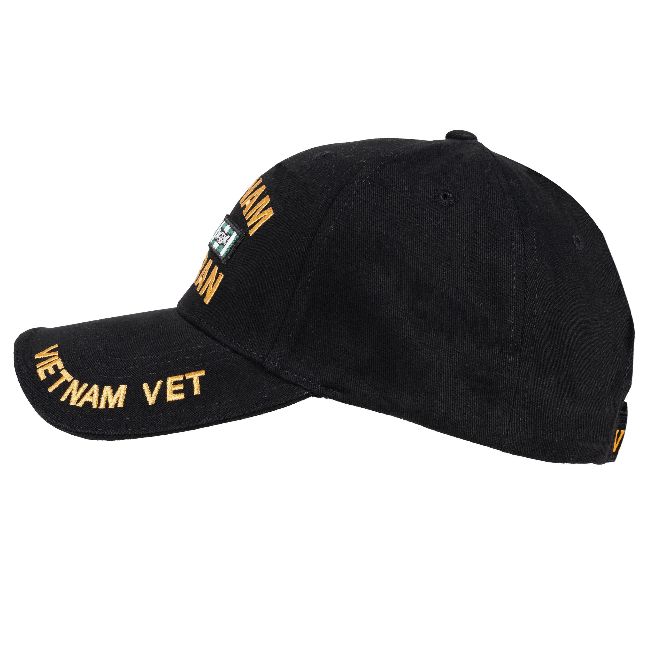 Rothco Deluxe Low Profile Vietnam Veteran Insignia Cap Black Baseball alternate photo