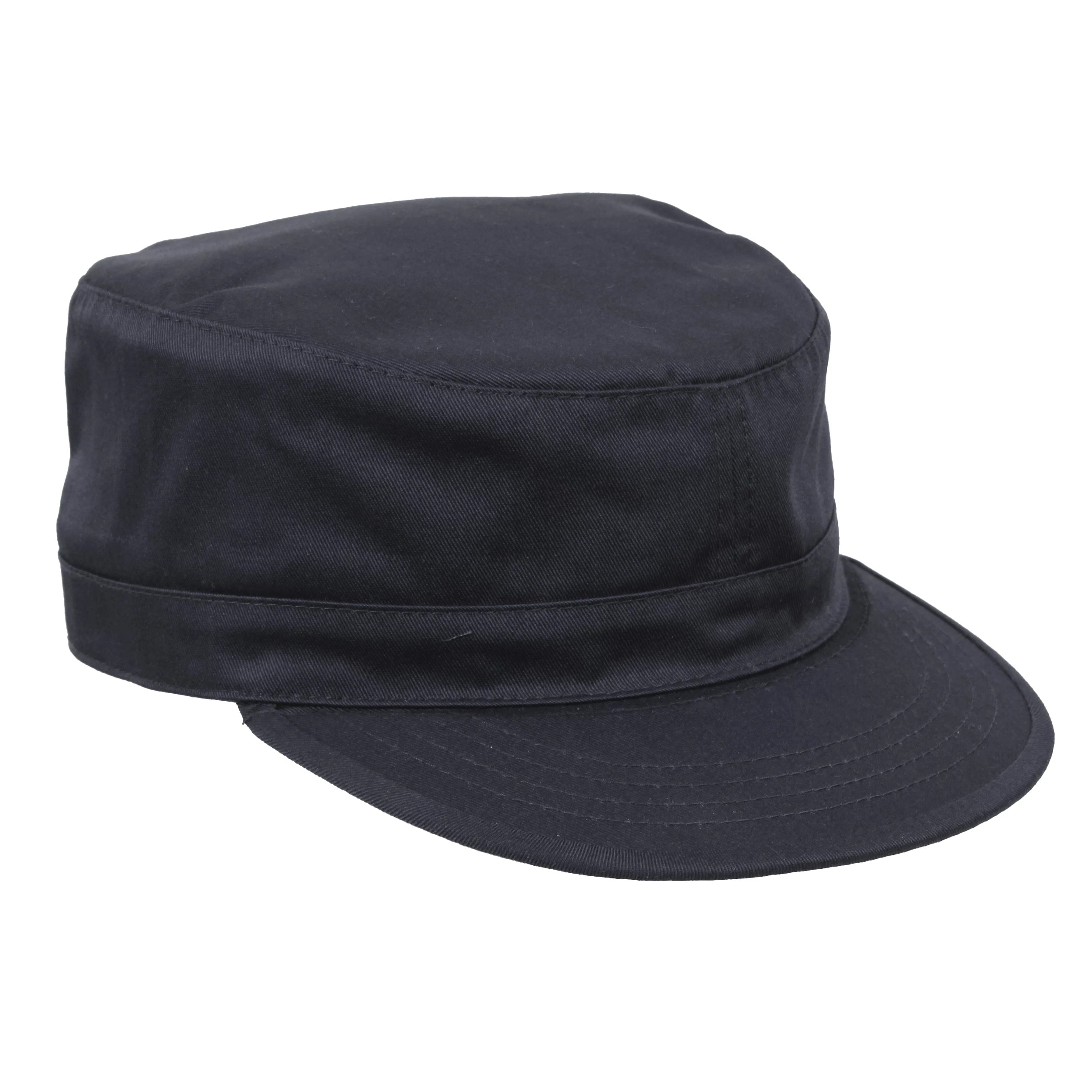 Rothco Military Adjustable Fatigue Cap Black Caps close-up photo