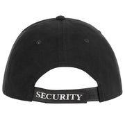 Rothco Security Deluxe Low Profile Cap Black / White side detail photo