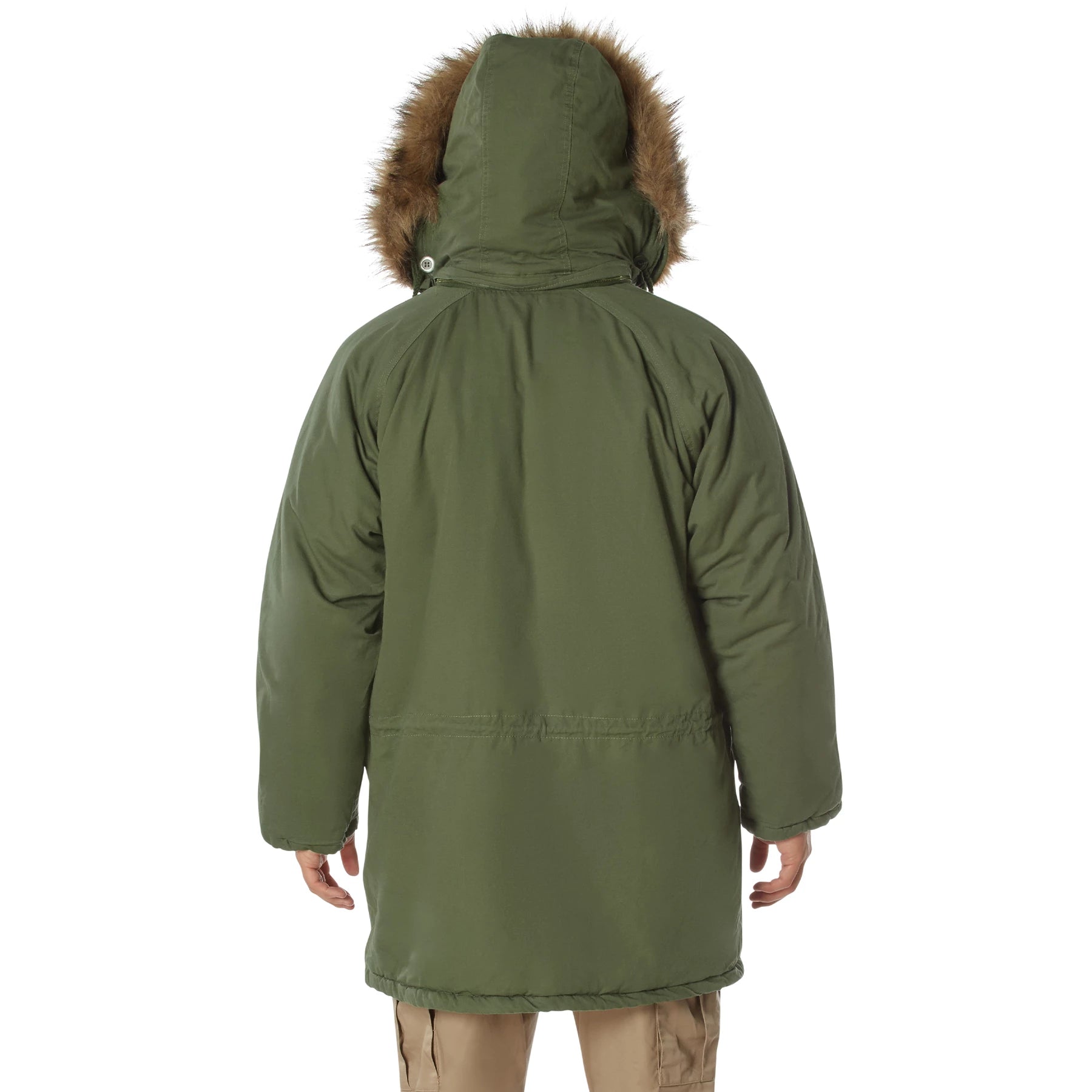 Rothco Vintage N-3B Parka Parkas reverse view Security Pro USA