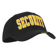 Rothco Security Deluxe Low Profile Cap Black / White Baseball detail photo