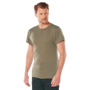 Rothco Moisture Wicking T-Shirts AR 670-1 Compliant Military Gear side detail photo