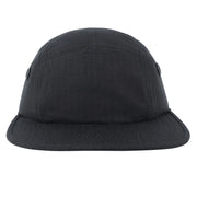 Rothco 5 Panel Rip-Stop Street Cap Black Military Caps product photo