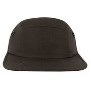 Rothco 5 Panel Rip-Stop Street Cap Black Military Caps close-up photo