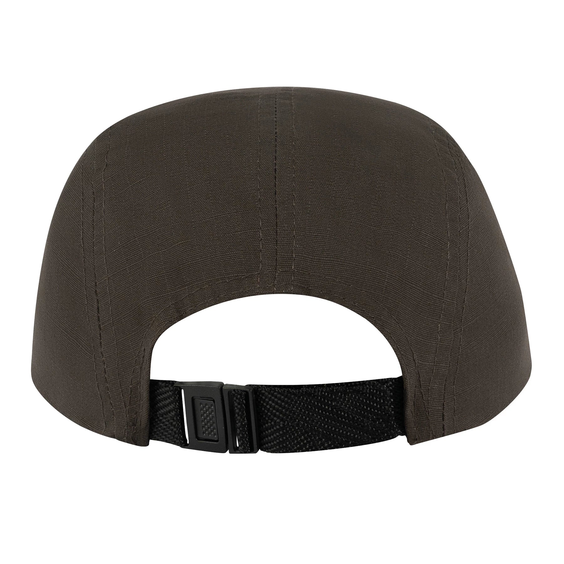 Rothco 5 Panel Rip-Stop Street Cap Black Military Caps angled product photo