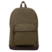 Rothco Vintage Canvas Teardrop Backpack With Leather Accents Olive Drab additional view