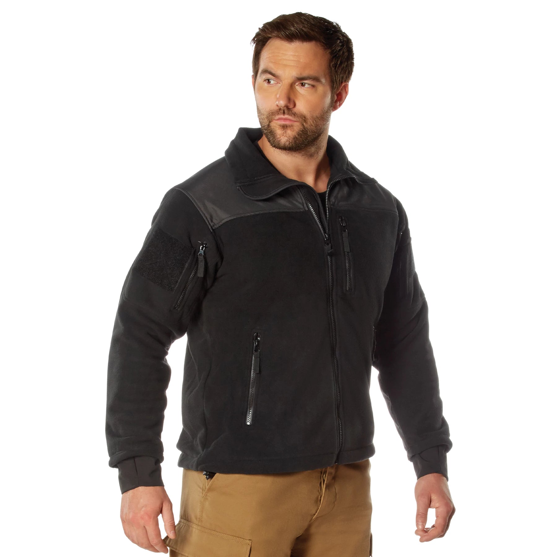 Rothco Spec Ops Tactical Fleece Jacket Sneak Previews side detail photo