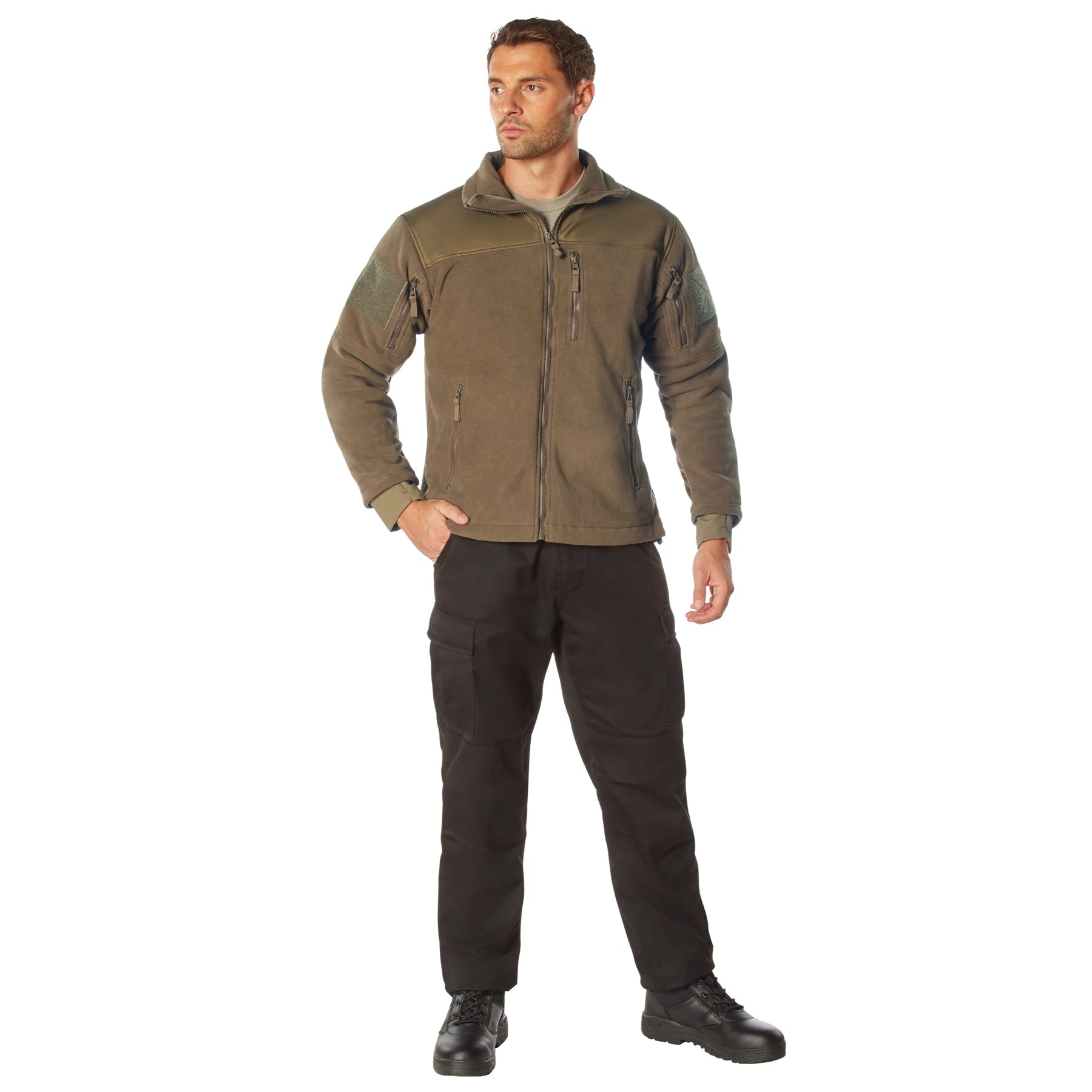 Rothco Spec Ops Tactical Fleece Jacket Sneak Previews reverse view