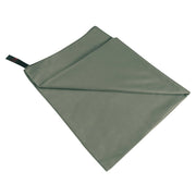 Rothco Microfiber Towel Black 30" x 50" Camping & angled product photo