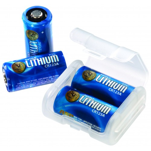 ASP Lithium CR123A Batteries 4-Pak