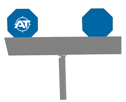 Octagon Target Action Targets Octagon - Plate Rack Target Head