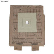 Action Targets Cardboard Thermal Zeroing Target (Pack of 12) - Action Targets