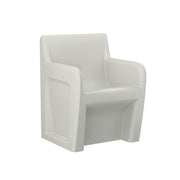Cortech Sentinel 106484SG molded arm chair in stone gray