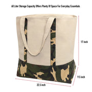 Rothco Large Camo Canvas Tote Bag