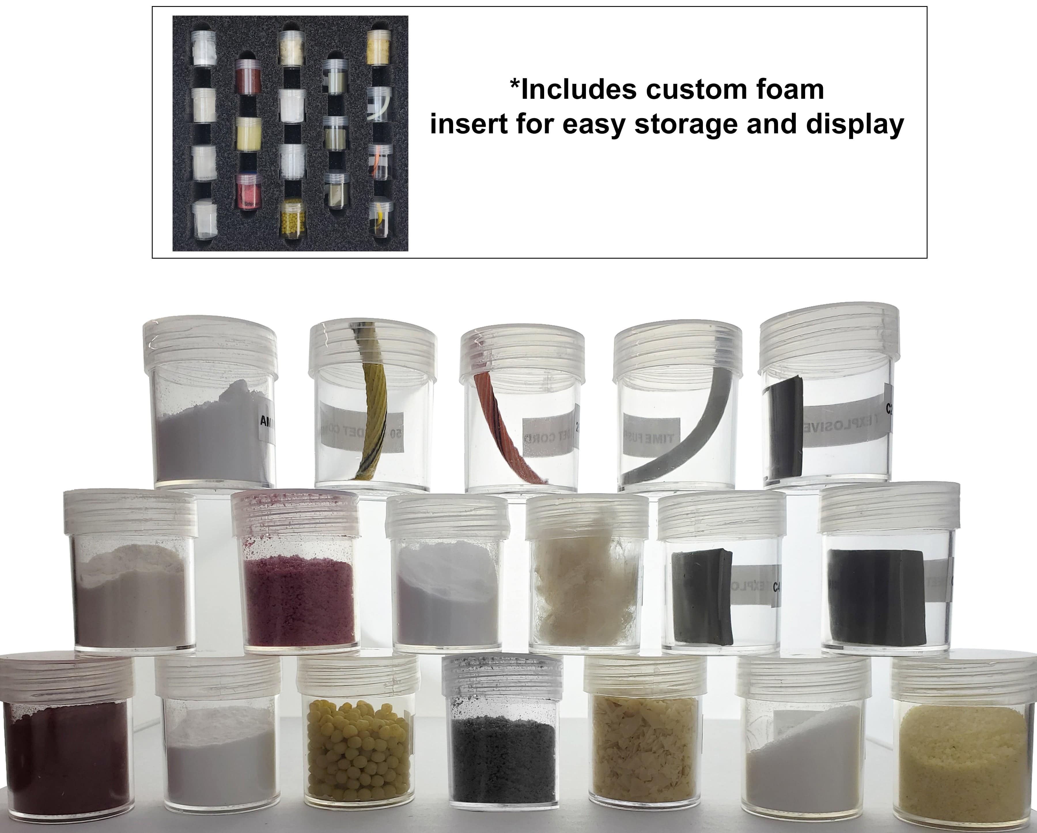Explosive Sample Explosive Samples Visual Recognition Training Kit #2 - Inert Training