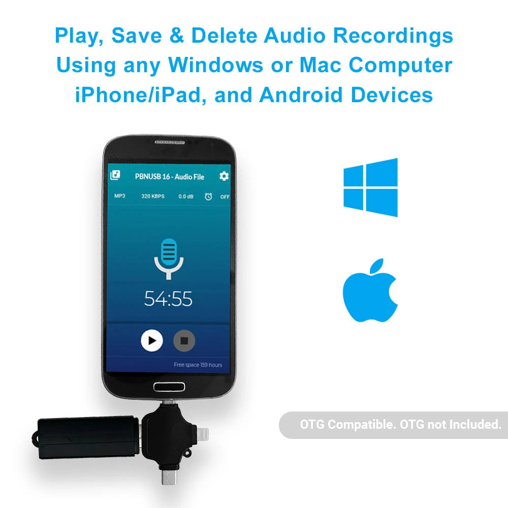 K-USB – Covert Audio Recorder USB Drive 8GB 288 Hours