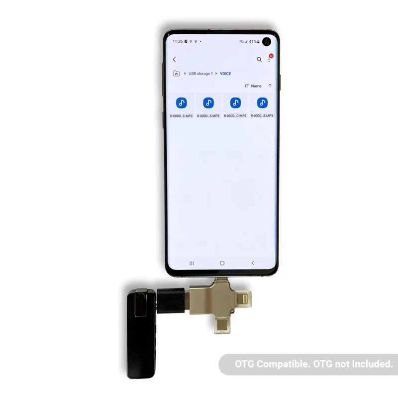 K-ULTRA Tiny Wearable Audio Recorder with Voice Activation 16GB