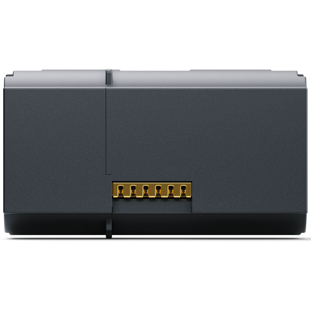 A dark gray rectangular electronic device with a gold multi-pin connector on the front, shown against a plain white background.