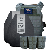 Tactical armor vest with Level IV protection and Predator Armor 