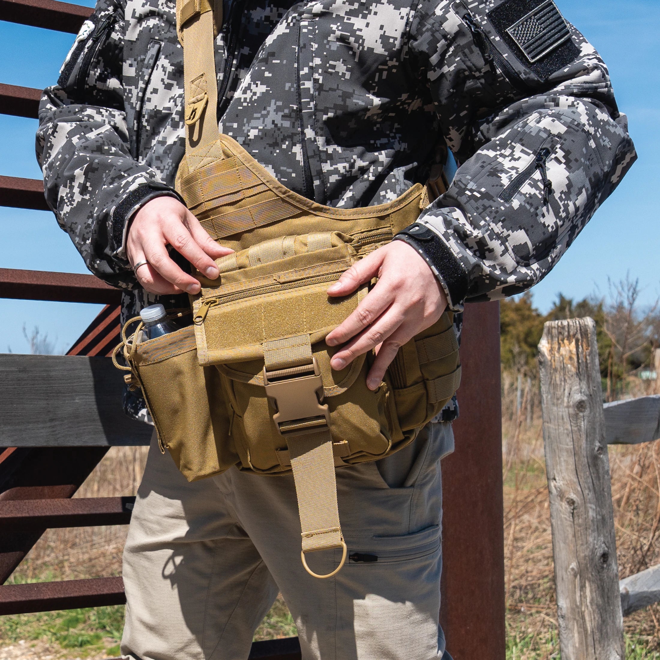 Rothco Advanced Tactical Bag Olive Drab Concealed Carry Bags angled product photo