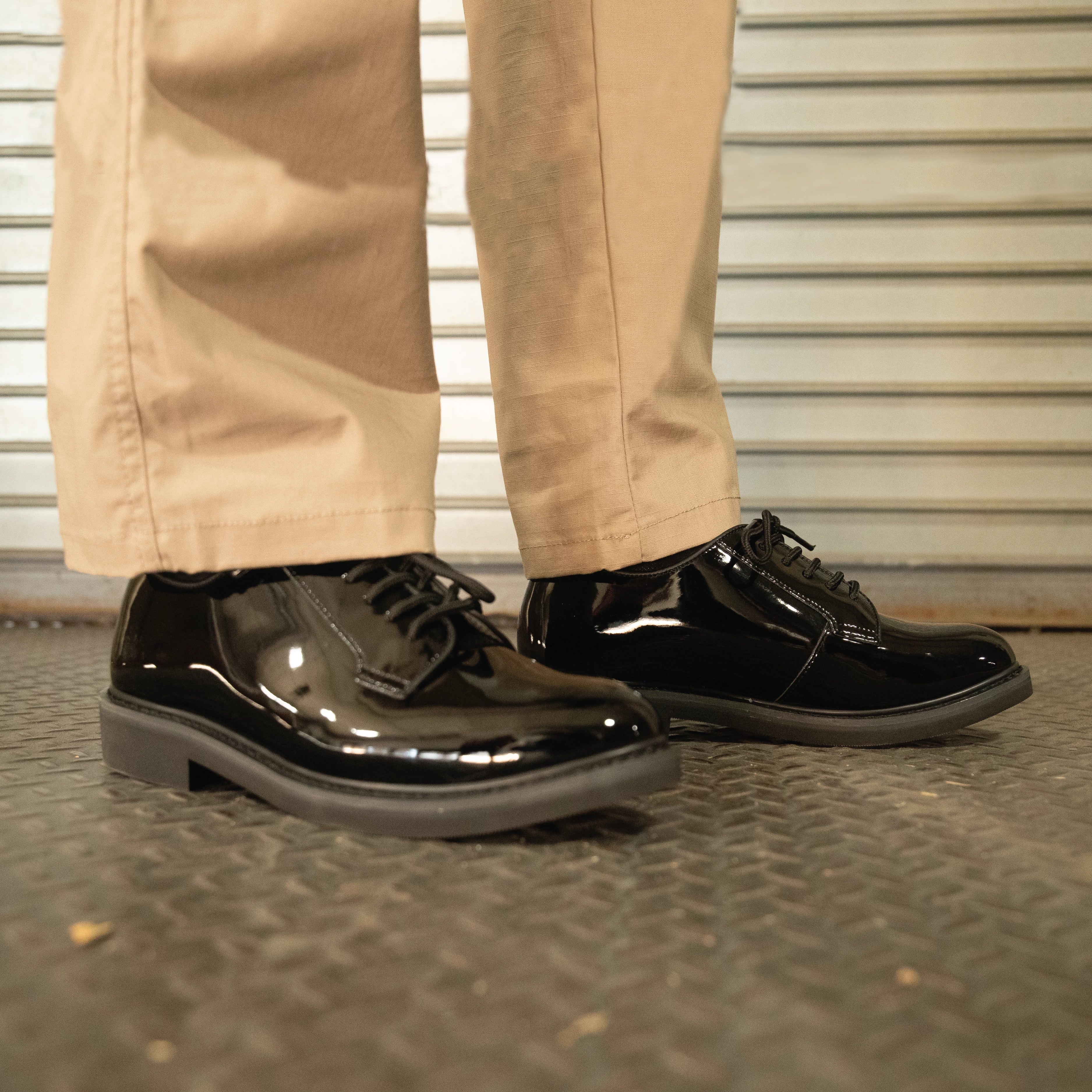 Rothco Uniform Hi-Gloss Oxford Dress Shoe Sneak Previews detail photo