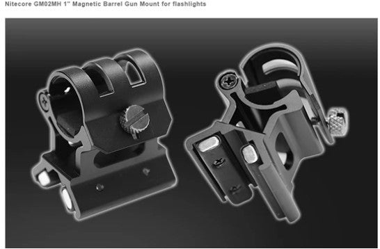 Nitecore GM02MH Magnetic Barrel Gun Mount for Flashlights