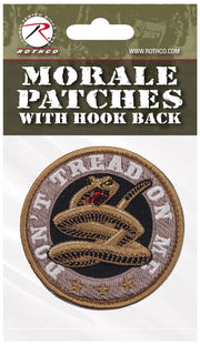Rothco Don't Tread On Me Round Morale Patch Patches alternate photo