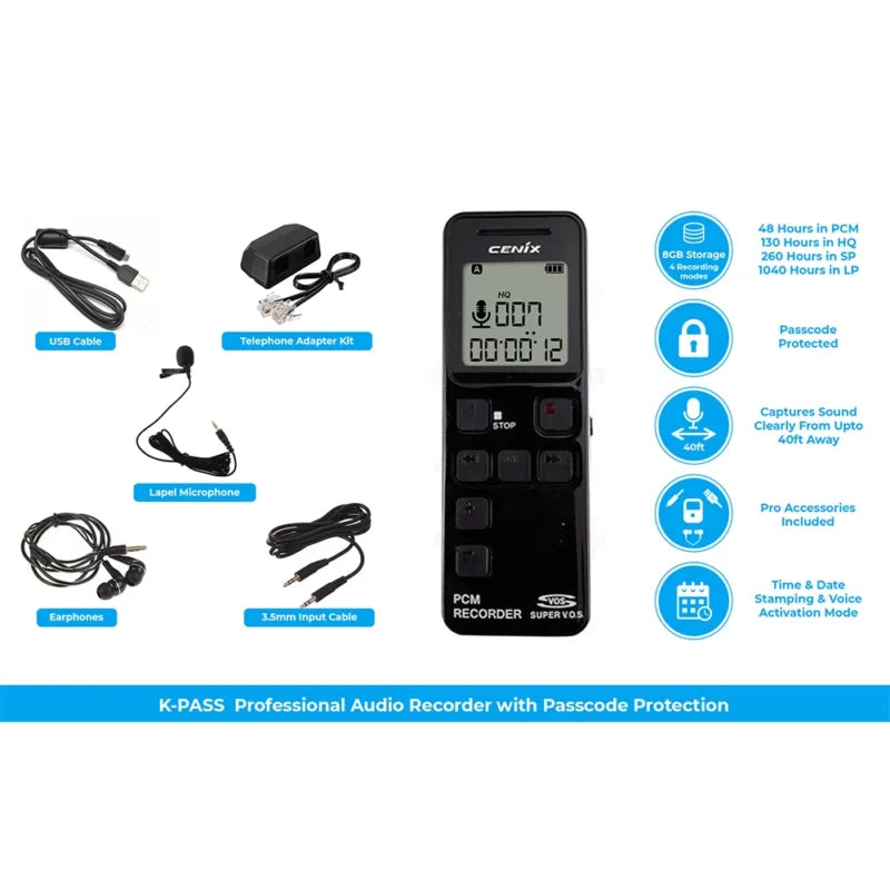 Complete Audio Surveillance Kit