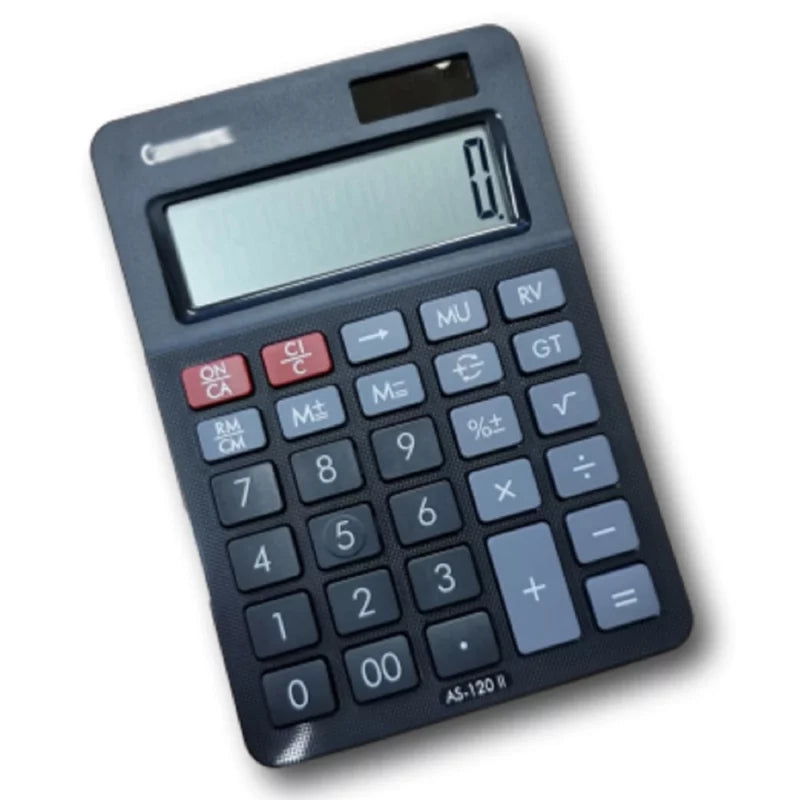 Black Vox Calculator Covert Audio Recorder with VOX & Time & Date File Stamping