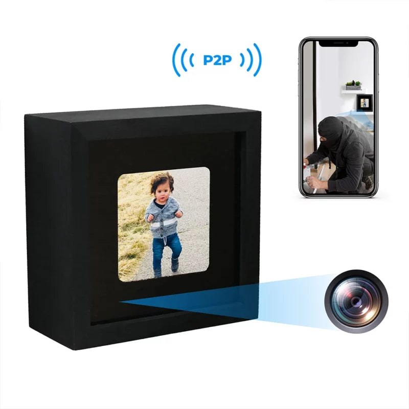 Cam-Vox Photo Frame 1080P 128GB DVR – 9 Hours Continuous