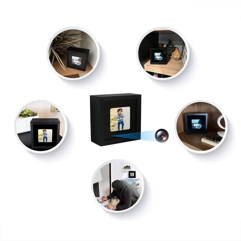 Cam-Vox Photo Frame 1080P 128GB DVR – 9 Hours Continuous