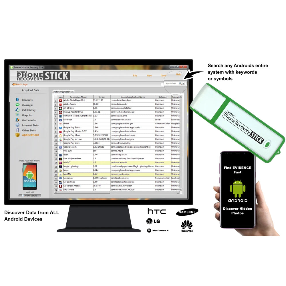 PBN-TEC Phone Recovery Stick for Android OS