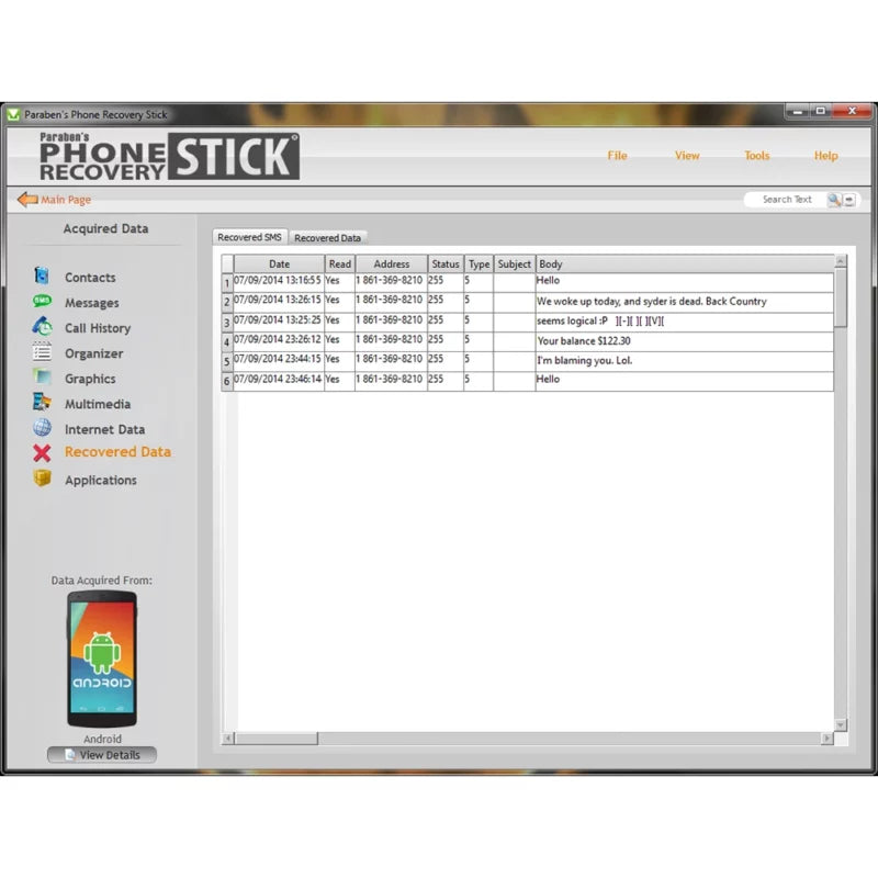 PBN-TEC Phone Recovery Stick for Android OS