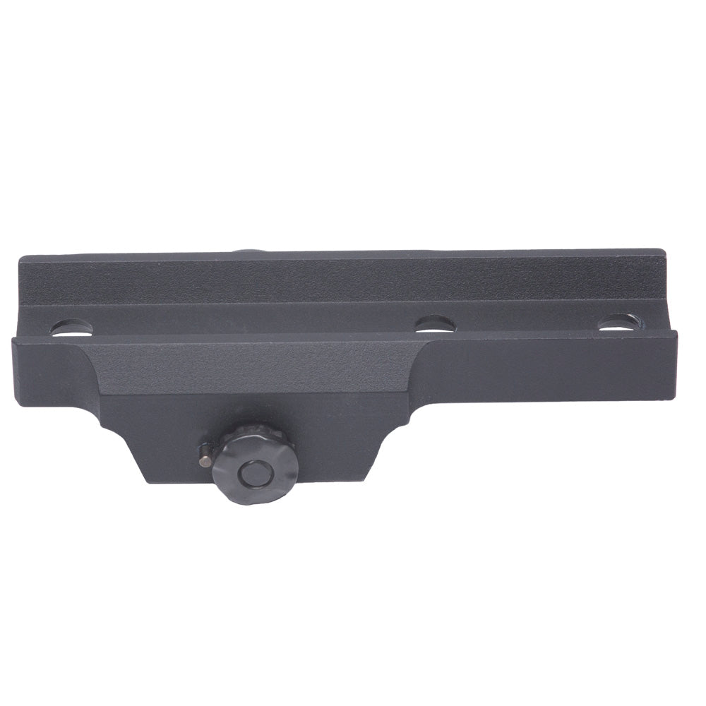Black metal bracket on a white background