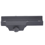Black metal bracket on a white background