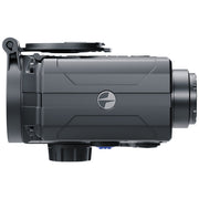 Black thermal imaging camera on a white background