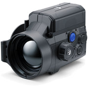 Black thermal imaging camera on a white background
