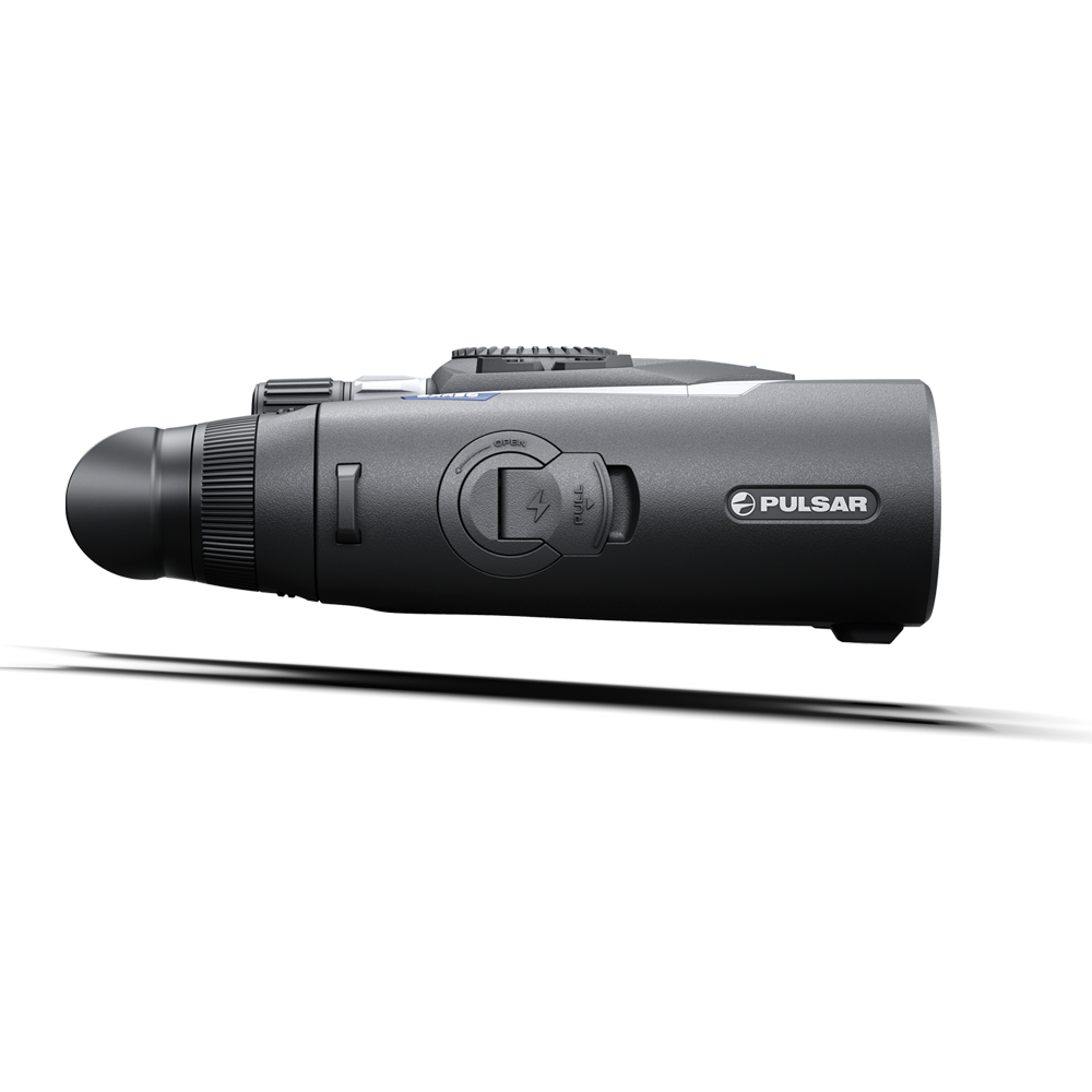Pulsar thermal imaging device on a white background