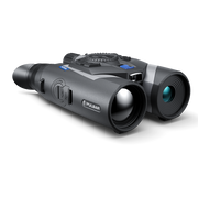 Pulsar thermal imaging binoculars on a white background
