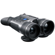 Digital night vision binoculars on a white background