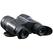 Black night vision binoculars on a white background