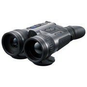 Digital night vision binoculars on a white background