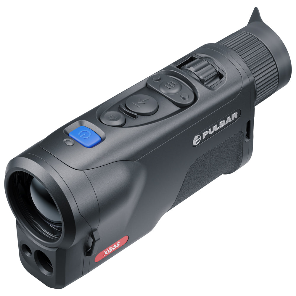 Pulsar thermal imaging device on a white background