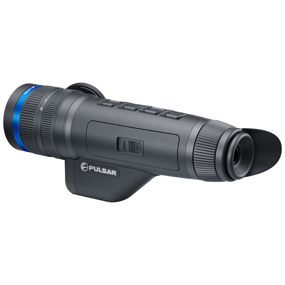 Pulsar thermal imaging monocular on a white background