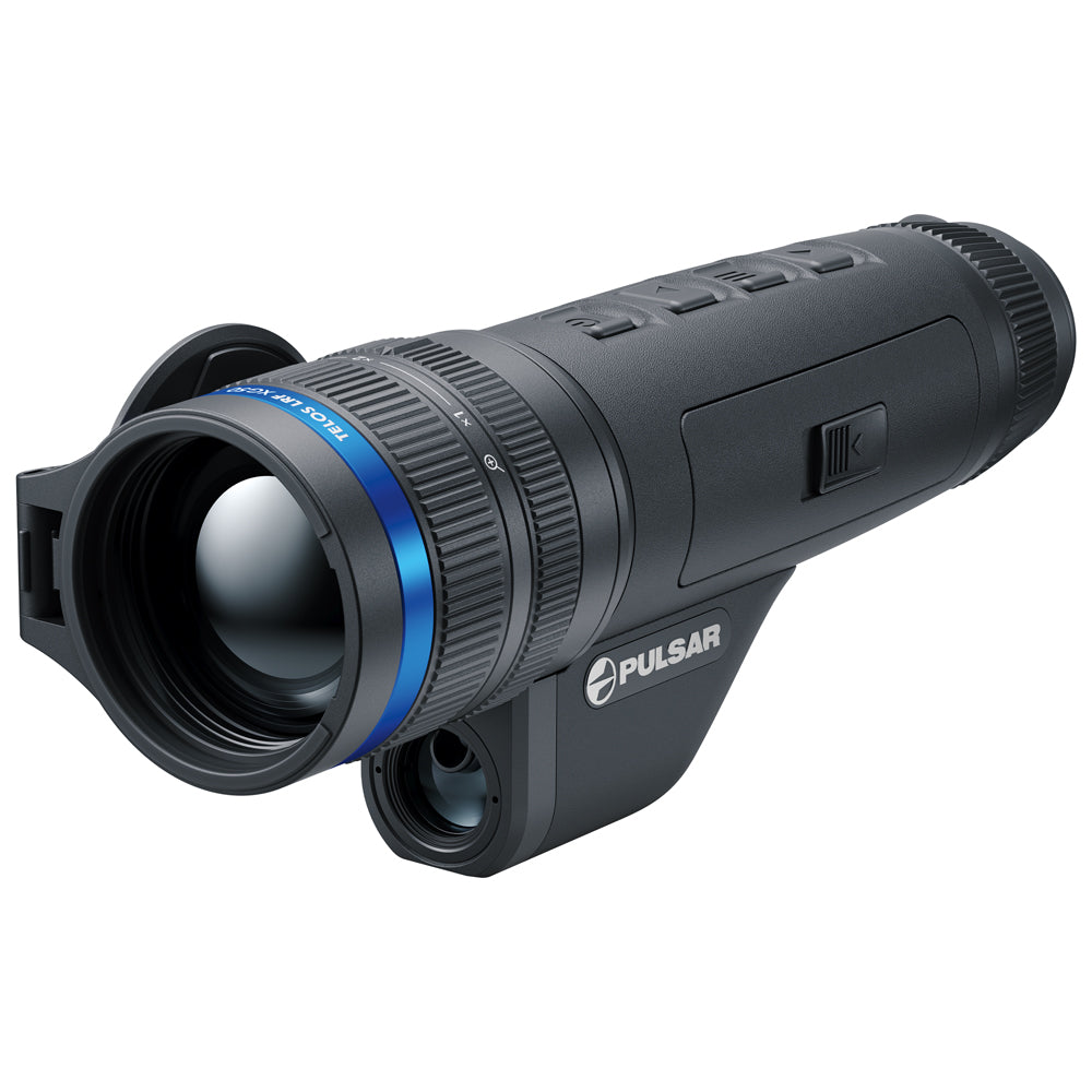 Pulsar thermal imaging monocular on a white background