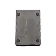 The bottom protective casing of a Pulsar battery, showing the brand name, model number, and regulatory markings on a solid white background.
