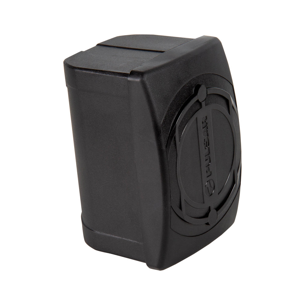 A black plastic camera battery with a circular lens protector cover, featuring the brand name 'GELBEAR' embossed on the side, shown on a plain white background.