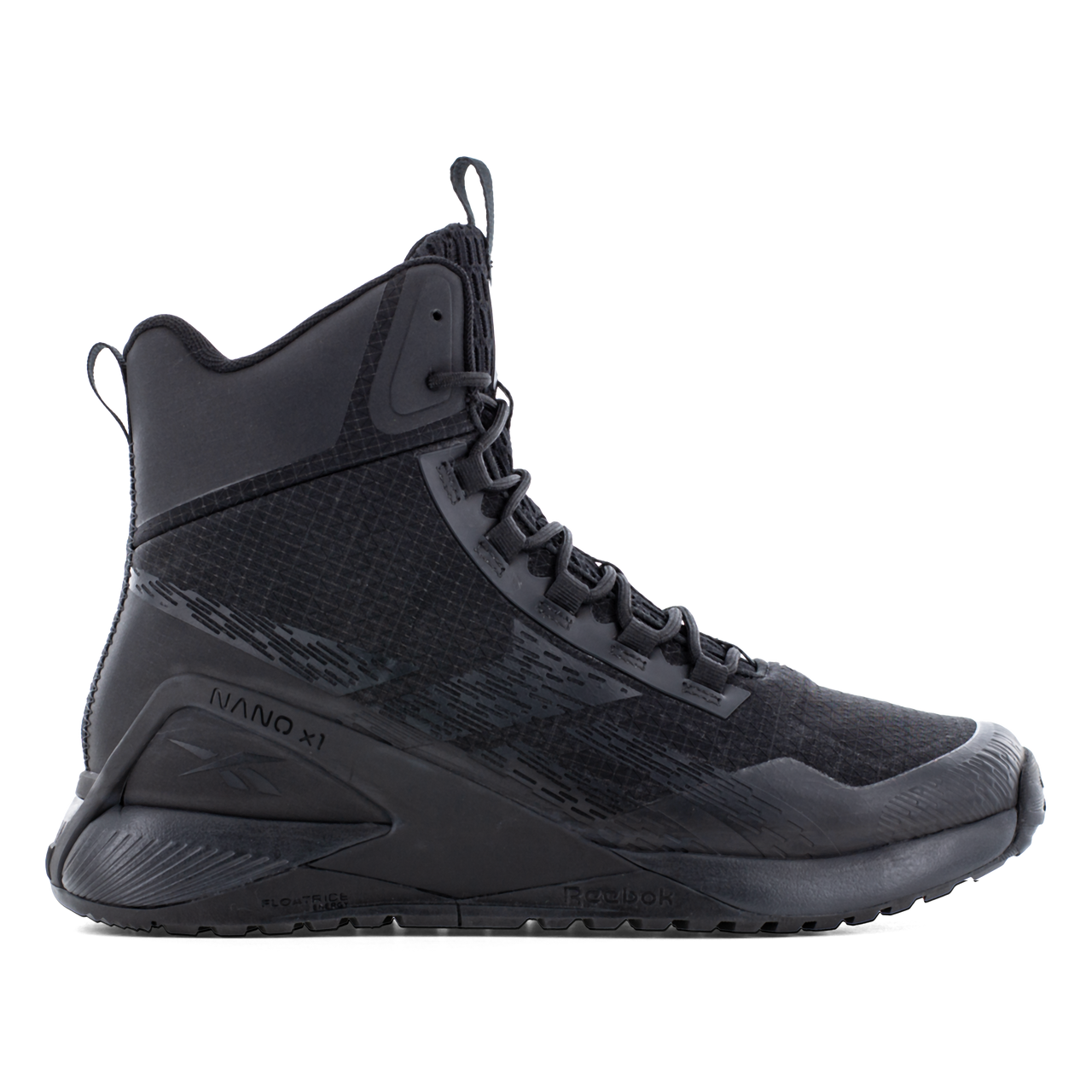 Reebok Men's 6" Nano X1 Adventure Tactical Boot Black RB3485 – Right Side View