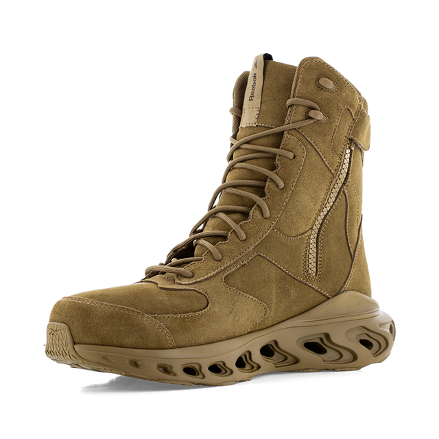 Reebok Men's 8" Tactical Boot Coyote RB5480 – 3/4 Left Front View